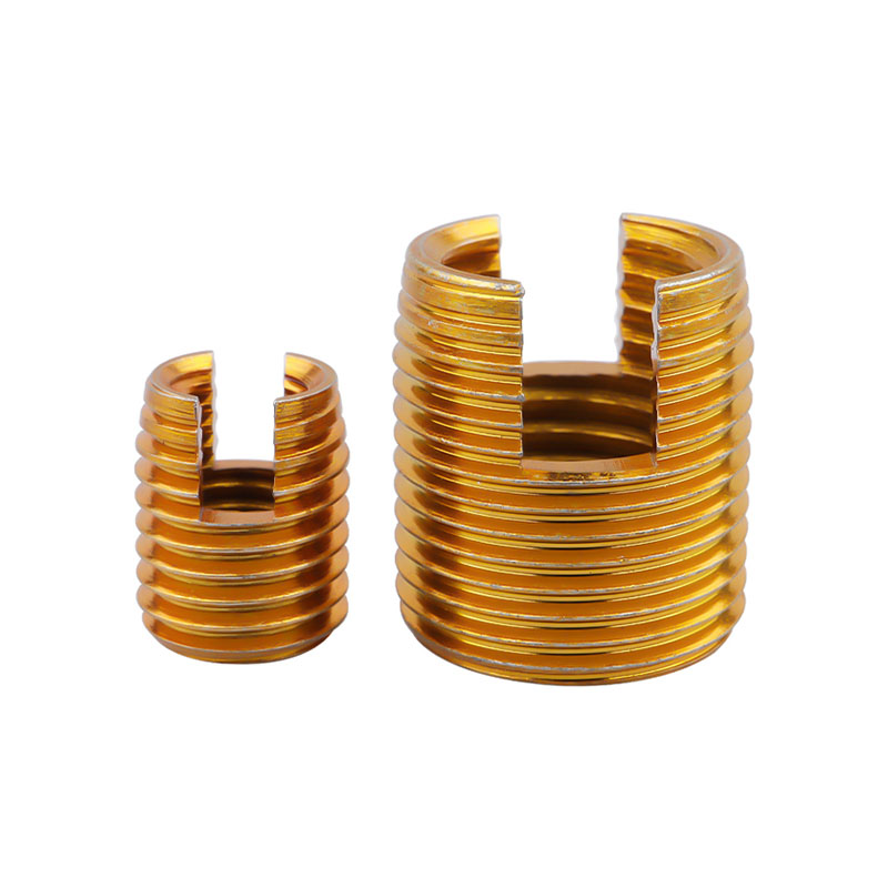 Inserto de rosca autorroscante de acero al carbono