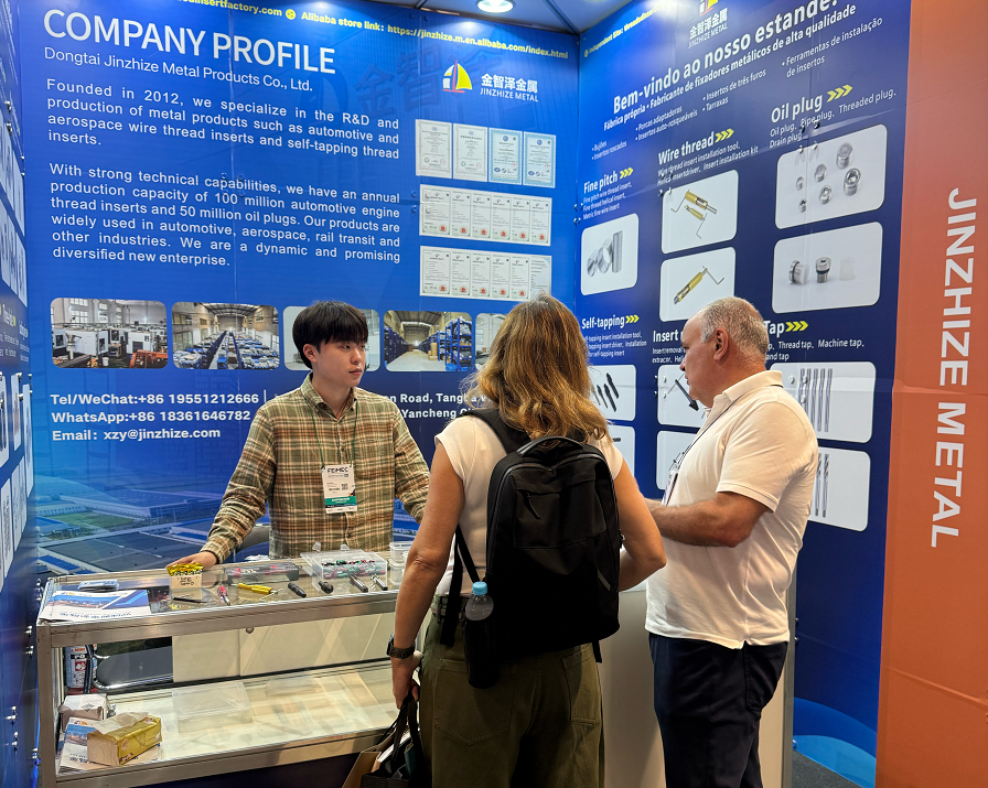 Dongtai Jinzhize presenta soluciones de fijación en FEIMEC 2026 en Brasil